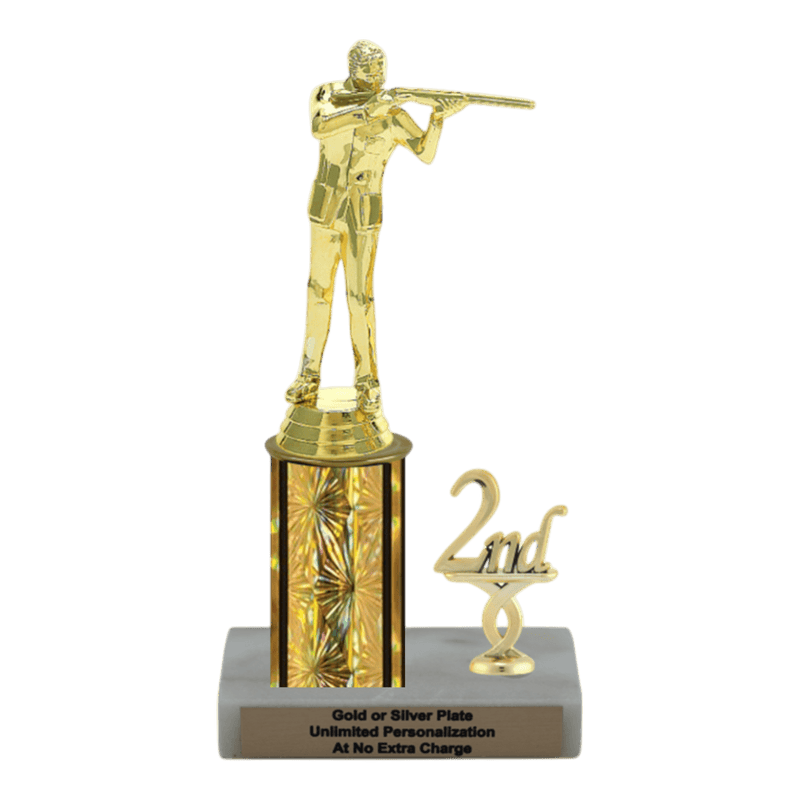 Custom Trapshooting Trophy - Type L Series 3543 - Anderson Trophy Co.