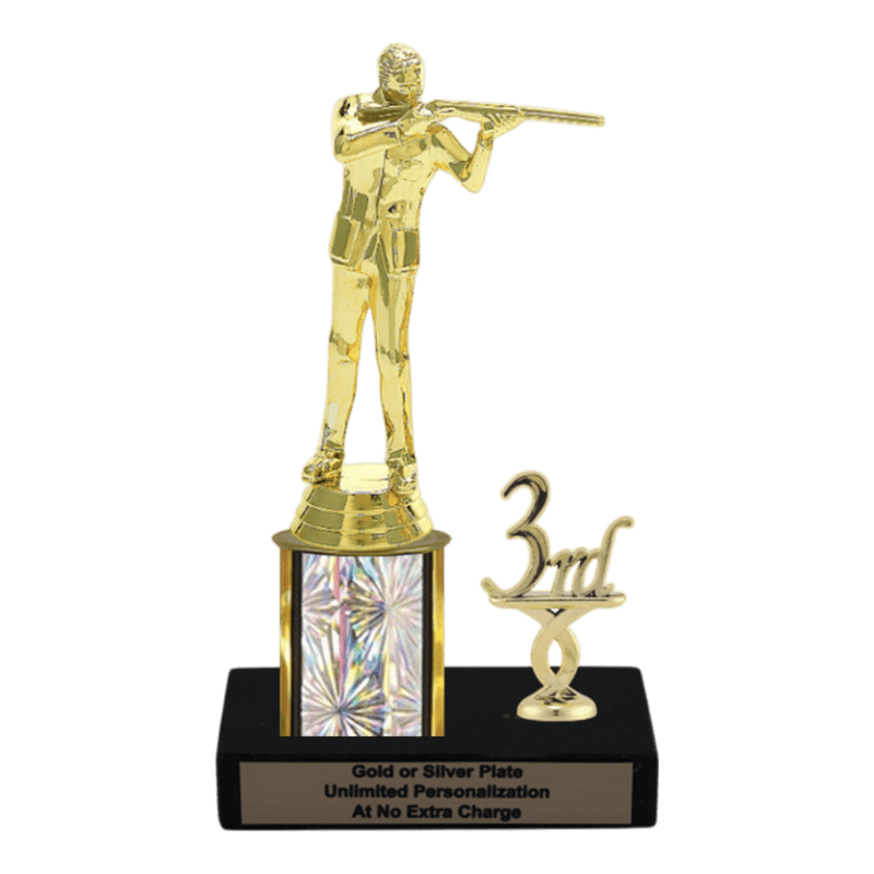 Custom Trapshooting Trophy - Type L Series 3543 - Anderson Trophy Co.