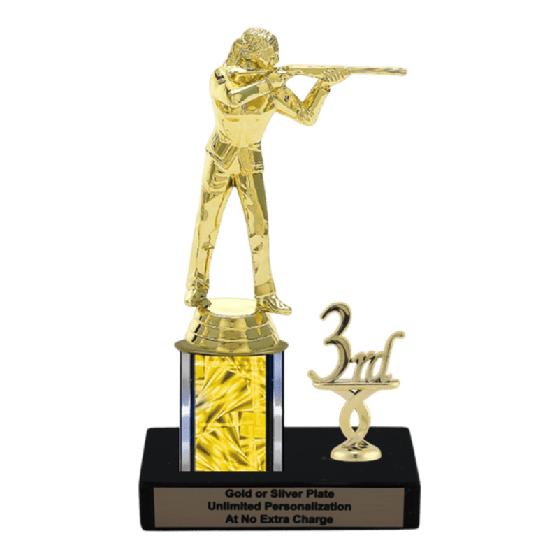 Custom Trapshooting Trophy - Type L Series 3543 - Anderson Trophy Co.