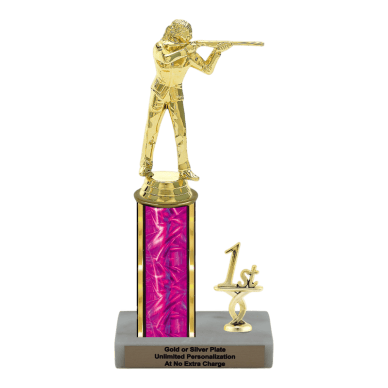 Custom Trapshooting Trophy - Type L Series 3543 - Anderson Trophy Co.