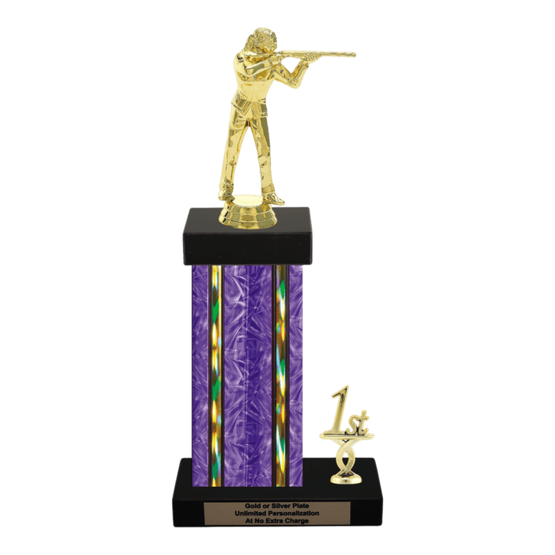 Custom Trapshooting Trophy - Type N Series 3543 - Anderson Trophy Co.