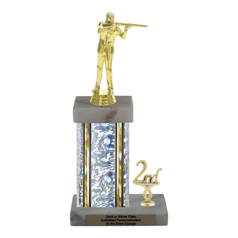 Custom Trapshooting Trophy - Type N Series 3543 - Anderson Trophy Co.