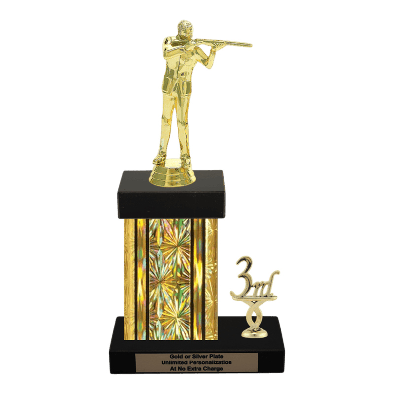 Custom Trapshooting Trophy - Type N Series 3543 - Anderson Trophy Co.