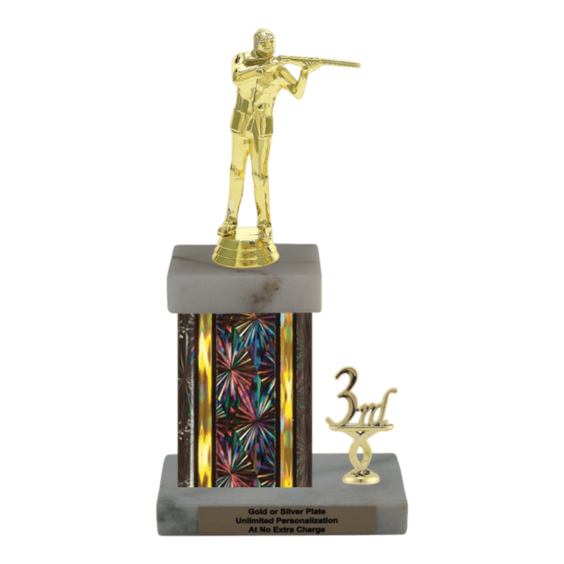 Custom Trapshooting Trophy - Type N Series 3543 - Anderson Trophy Co.