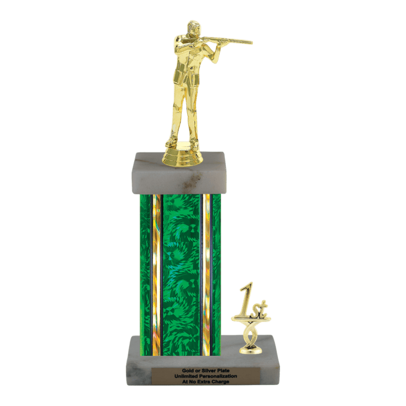 Custom Trapshooting Trophy - Type N Series 3543 - Anderson Trophy Co.