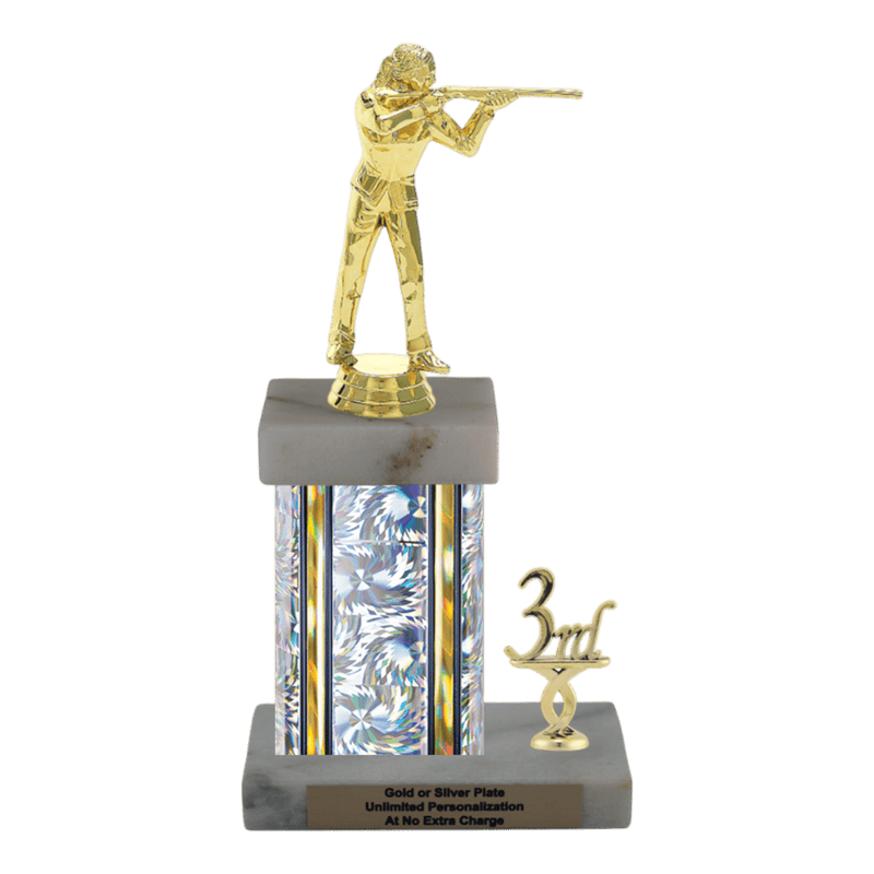 Custom Trapshooting Trophy - Type N Series 3543 - Anderson Trophy Co.