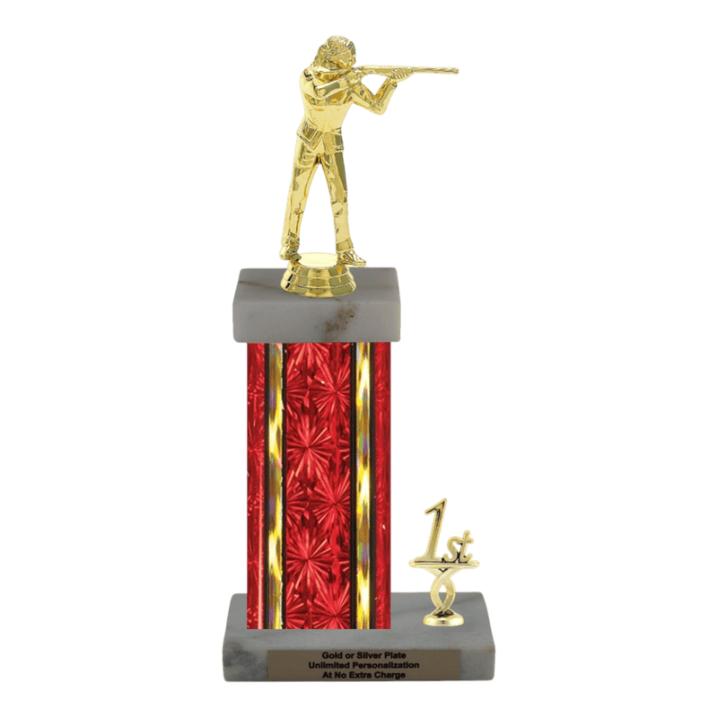 Custom Trapshooting Trophy - Type N Series 3543 - Anderson Trophy Co.