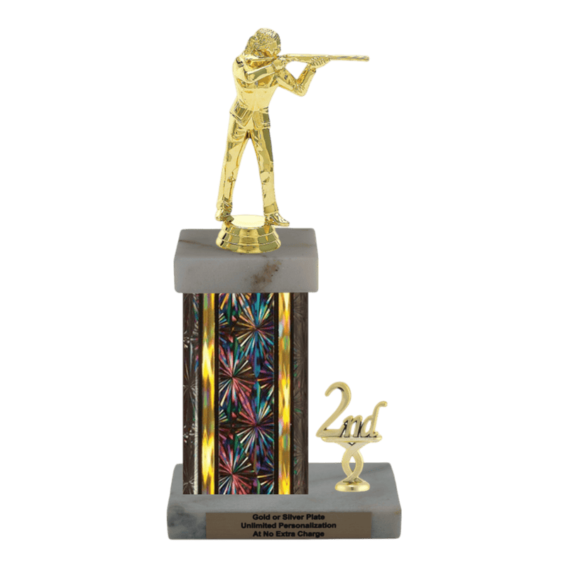 Custom Trapshooting Trophy - Type N Series 3543 - Anderson Trophy Co.