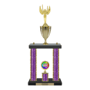 Custom Victory 2 Post Trophy - Series 3404/2C17B - Anderson Trophy Co.