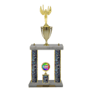 Custom Victory 2 Post Trophy - Series 3404/2C17B - Anderson Trophy Co.