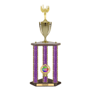 Custom Victory 3 Post Trophy - Series 3404/2C17C - Anderson Trophy Co.