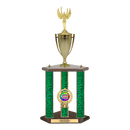 Custom Victory 3 Post Trophy - Series 3404/2C17C - Anderson Trophy Co.