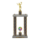 Custom Volleyball 2 Post Trophy - Series 3518 - Anderson Trophy Co.