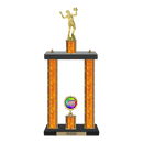 Custom Volleyball 2 Post Trophy - Series 3518 - Anderson Trophy Co.