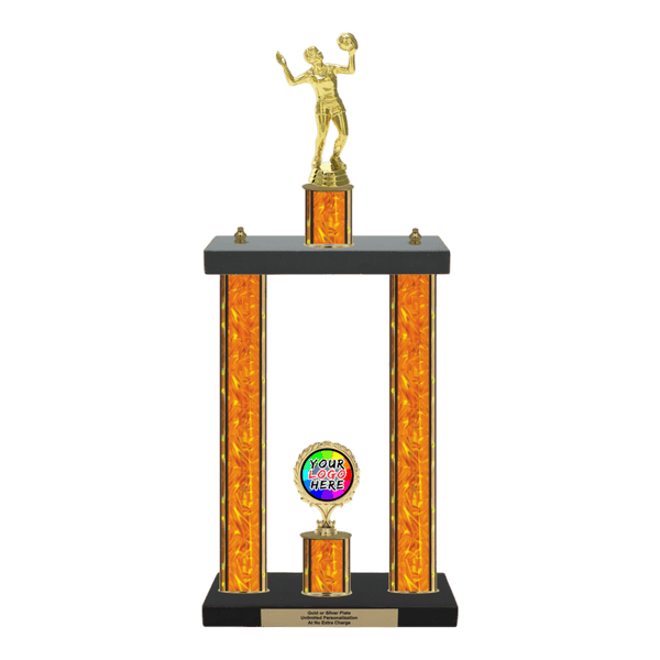 Custom Volleyball 2 Post Trophy - Series 3518 - Anderson Trophy Co.