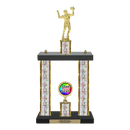 Custom Volleyball 2 Post Trophy - Series 3518 - Anderson Trophy Co.