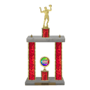 Custom Volleyball 2 Post Trophy - Series 3518 - Anderson Trophy Co.