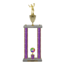 Custom Volleyball 2 Post Trophy - Series 3518/2C17B - Anderson Trophy Co.