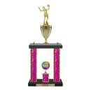 Custom Volleyball 2 Post Trophy - Series 3518/2C17B - Anderson Trophy Co.
