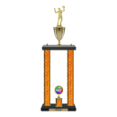 Custom Volleyball 2 Post Trophy - Series 3518/2C17B - Anderson Trophy Co.