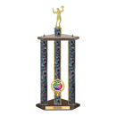 Custom Volleyball 3 Post Trophy - Series 3518 - Anderson Trophy Co.