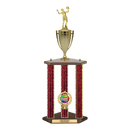 Custom Volleyball 3 Post Trophy - Series 3518/2C17C - Anderson Trophy Co.