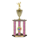 Custom Volleyball 3 Post Trophy - Series 3518/2C17C - Anderson Trophy Co.