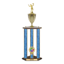 Custom Volleyball 3 Post Trophy - Series 3518/2C17C - Anderson Trophy Co.