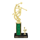 Custom Volleyball Trophy - Type L Series 2MF4525 - Anderson Trophy Co.