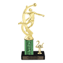 Custom Volleyball Trophy - Type L Series 2MF4525 - Anderson Trophy Co.
