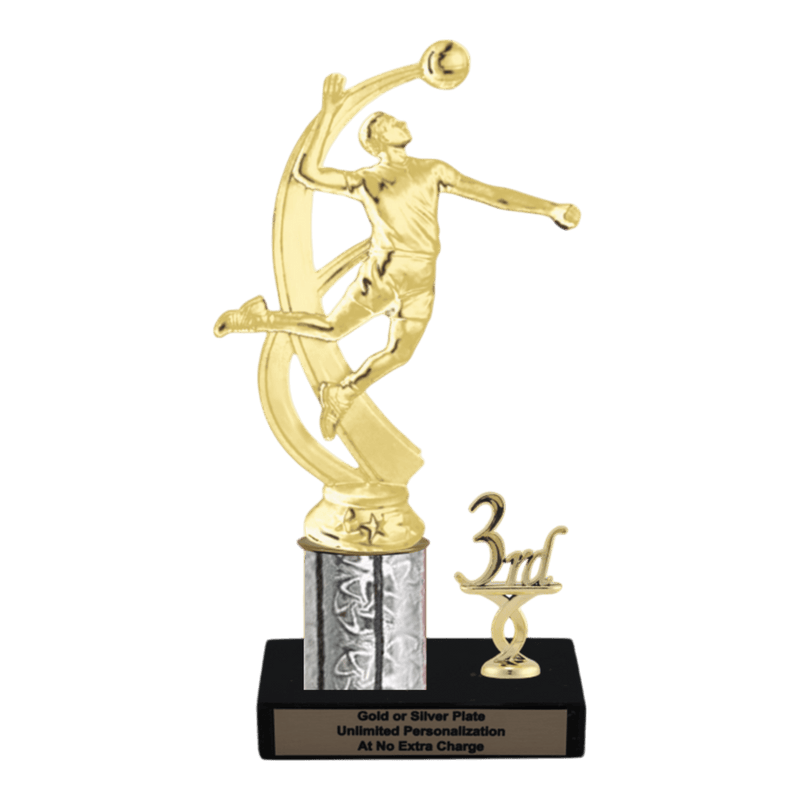 Custom Volleyball Trophy - Type L Series 2MF4525 - Anderson Trophy Co.