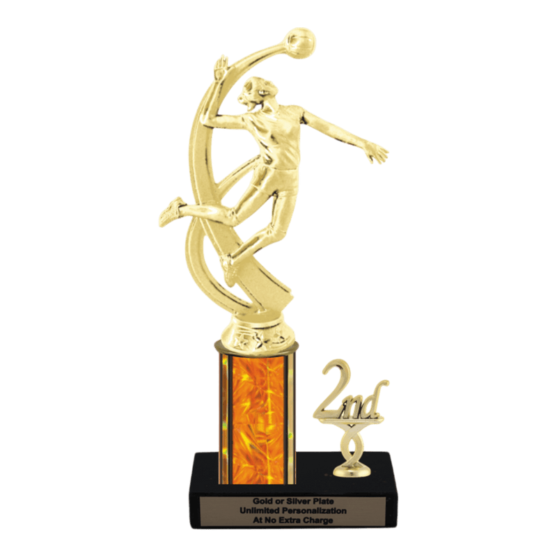 Custom Volleyball Trophy - Type L Series 2MF4525 - Anderson Trophy Co.