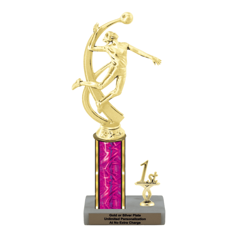 Custom Volleyball Trophy - Type L Series 2MF4525 - Anderson Trophy Co.