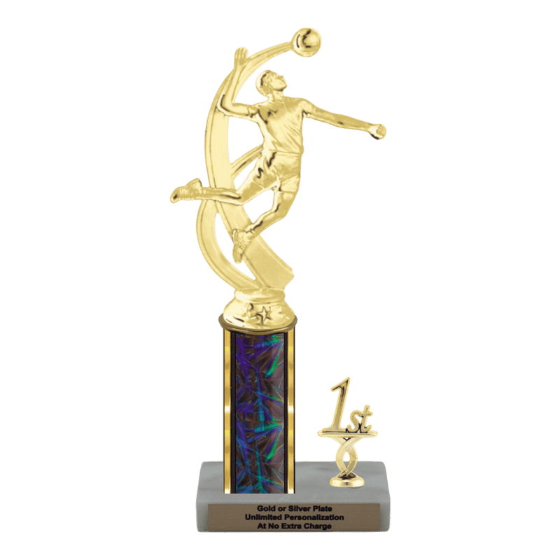 Custom Volleyball Trophy - Type L Series 2MF4525 - Anderson Trophy Co.