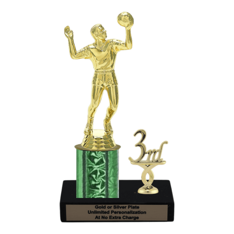 Custom Volleyball Trophy - Type L Series 3518 - Anderson Trophy Co.