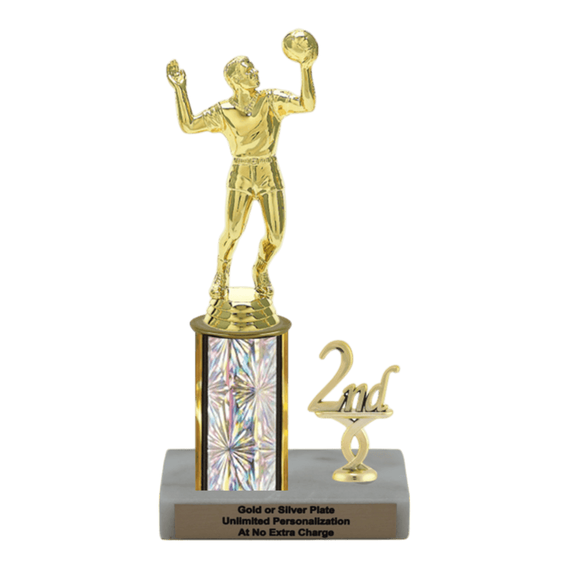 Custom Volleyball Trophy - Type L Series 3518 - Anderson Trophy Co.