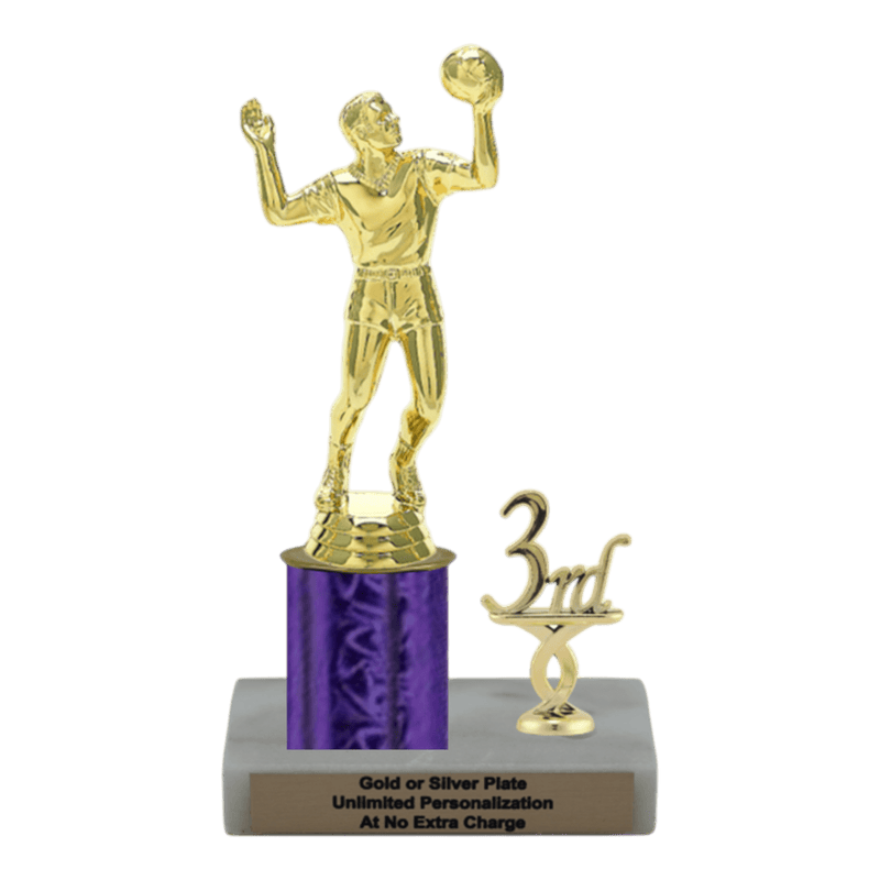 Custom Volleyball Trophy - Type L Series 3518 - Anderson Trophy Co.