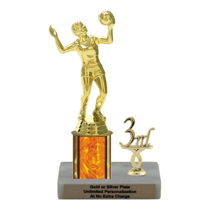 Custom Volleyball Trophy - Type L Series 3518 - Anderson Trophy Co.