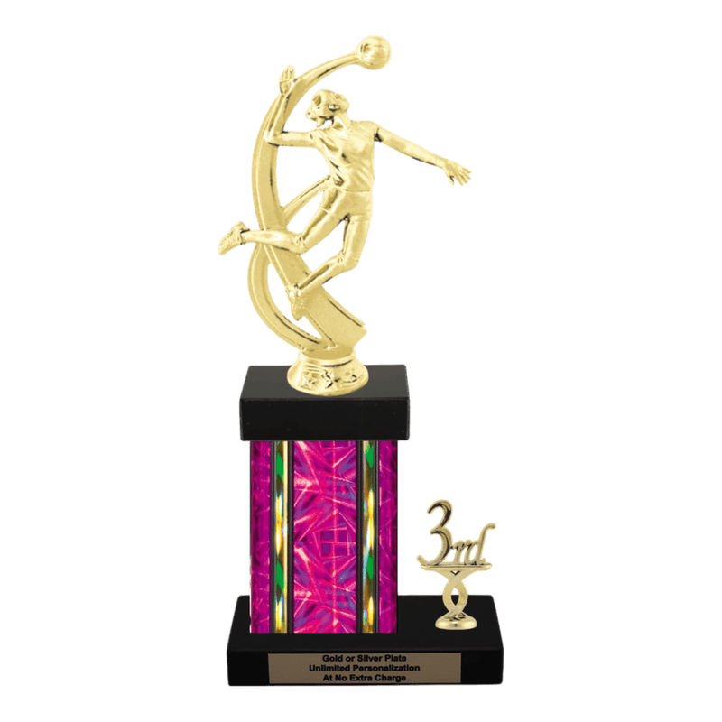 Custom Volleyball Trophy - Type N Series 2MF4525 - Anderson Trophy Co.