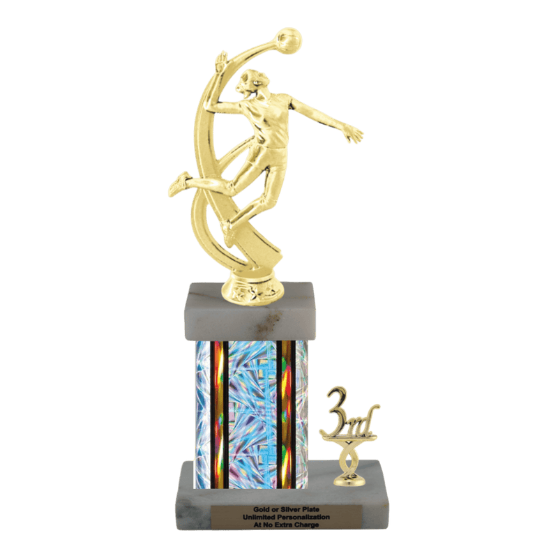 Custom Volleyball Trophy - Type N Series 2MF4525 - Anderson Trophy Co.