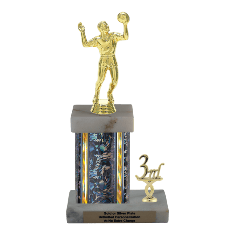 Custom Volleyball Trophy - Type N Series 3518 - Anderson Trophy Co.