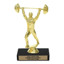 Custom Weightlifting Trophy - Type A Series 3633 - Anderson Trophy Co.