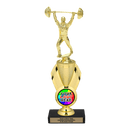 Custom Weightlifting Trophy - Type B Series 3633/342655 - Anderson Trophy Co.