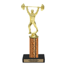 Custom Weightlifting Trophy - Type C Series 3633 - Anderson Trophy Co.