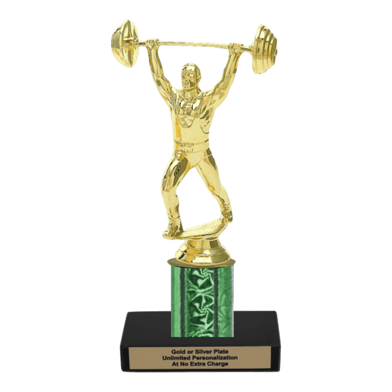 Custom Weightlifting Trophy - Type C Series 3633 - Anderson Trophy Co.