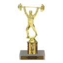 Custom Weightlifting Trophy - Type C Series 3633 - Anderson Trophy Co.