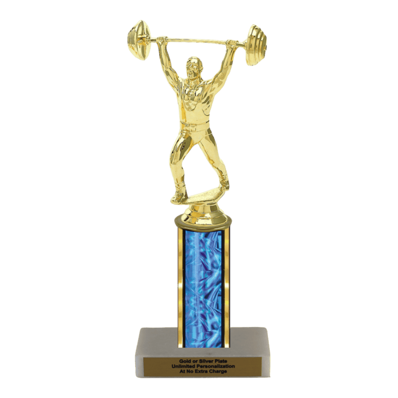 Custom Weightlifting Trophy - Type C Series 3633 - Anderson Trophy Co.