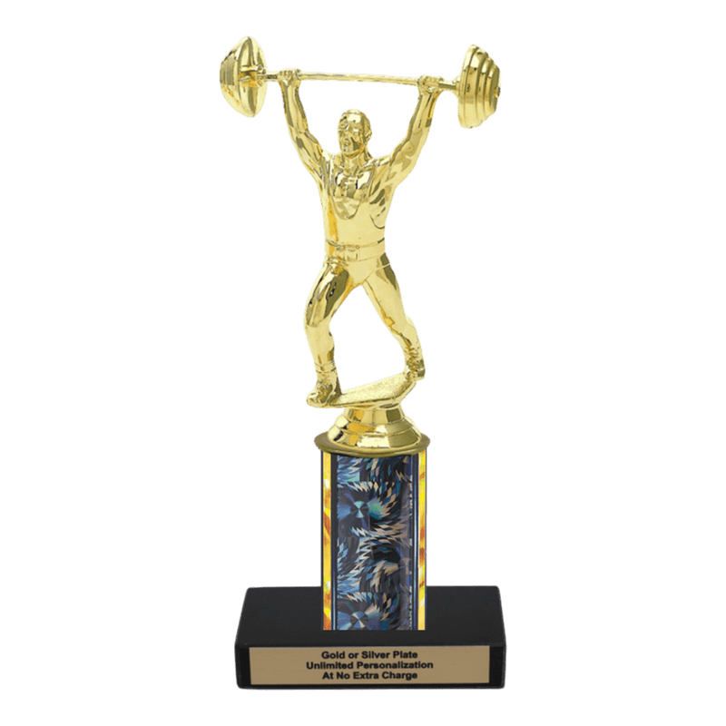 Custom Weightlifting Trophy - Type C Series 3633 - Anderson Trophy Co.