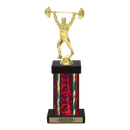 Custom Weightlifting Trophy - Type F Series 3633 - Anderson Trophy Co.