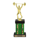 Custom Weightlifting Trophy - Type F Series 3633 - Anderson Trophy Co.